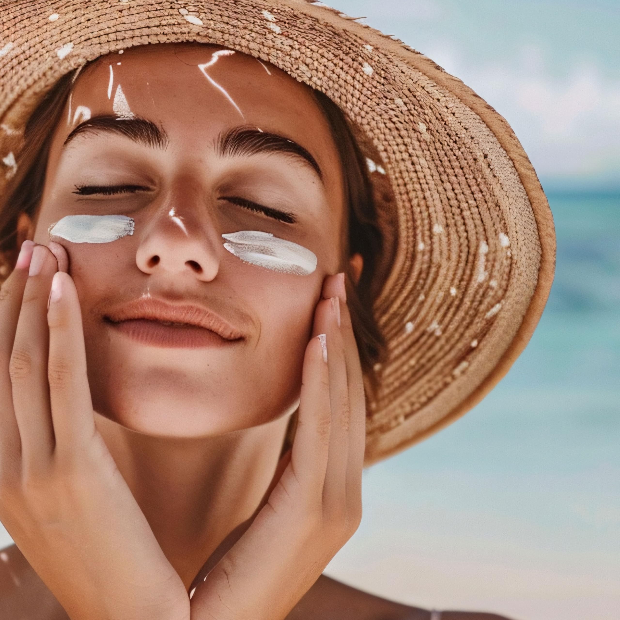 SolRX Mineral+ SPF 50 cream on hand demonstrates easy, non-greasy application