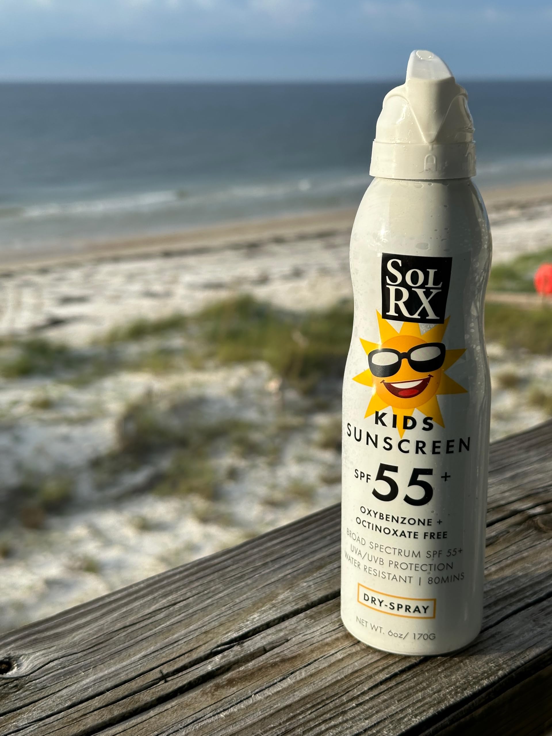 SolRX SPORT Kid's Spray demonstrates water and sweat resistance for active days