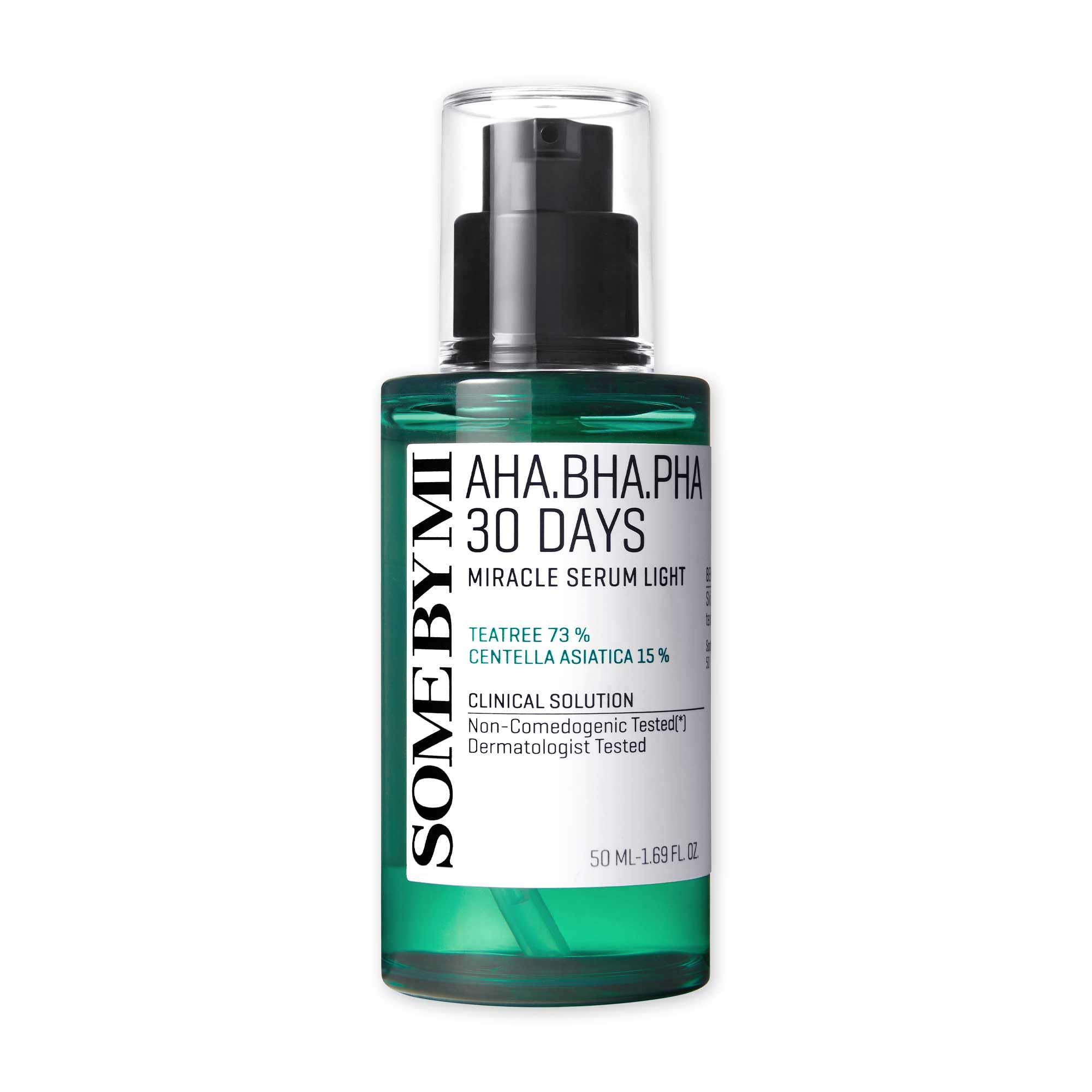 SOME BY MI Miracle Serum Light bottle for gentle exfoliation and soothing hydration