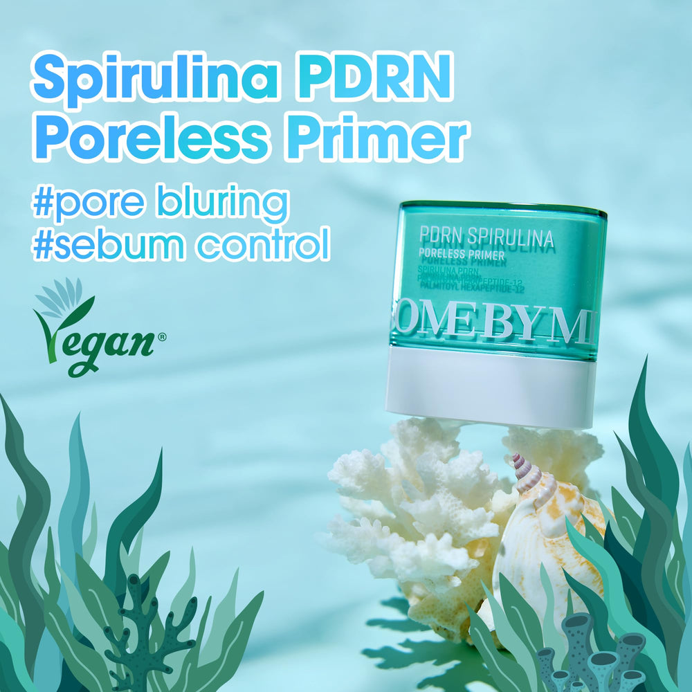 SOME BY MI PDRN Spirulina Primer Stick application demo showing sebum control.