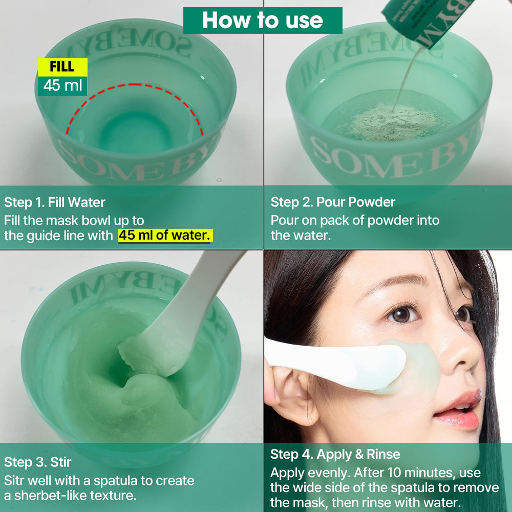 SOME BY MI PDRN Spirulina Sherbet Mask vegan-certified formula for sensitive skin