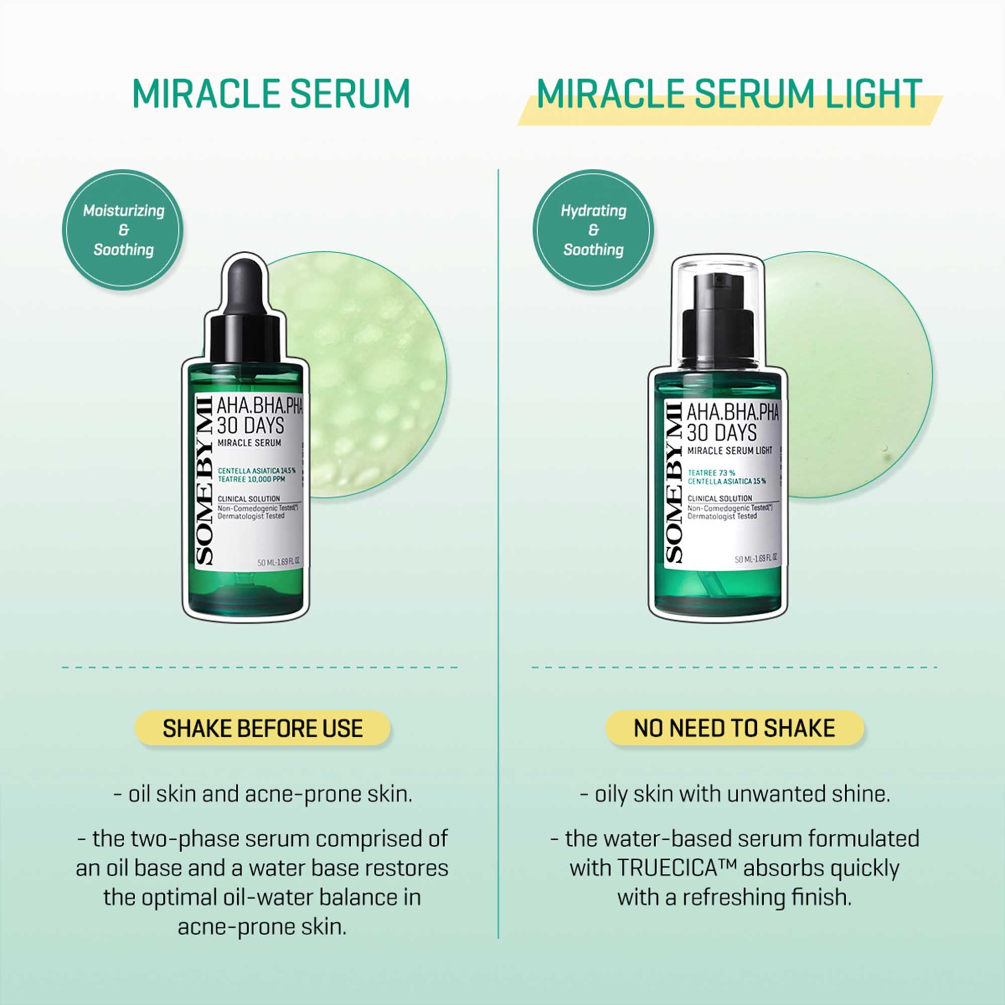 SOME BY MI Pore care close up suggesting refined pores and balanced sebum