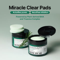 SOME BY MI pore-care toner pads closeup highlighting gentle exfoliation for refined pores