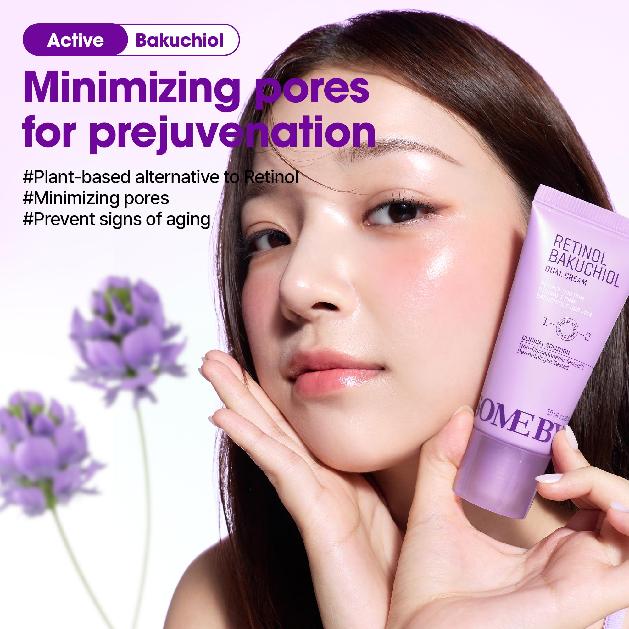 SOME BY MI Retinol Bakuchiol Dual Cream retinol-inspired action promotes renewal