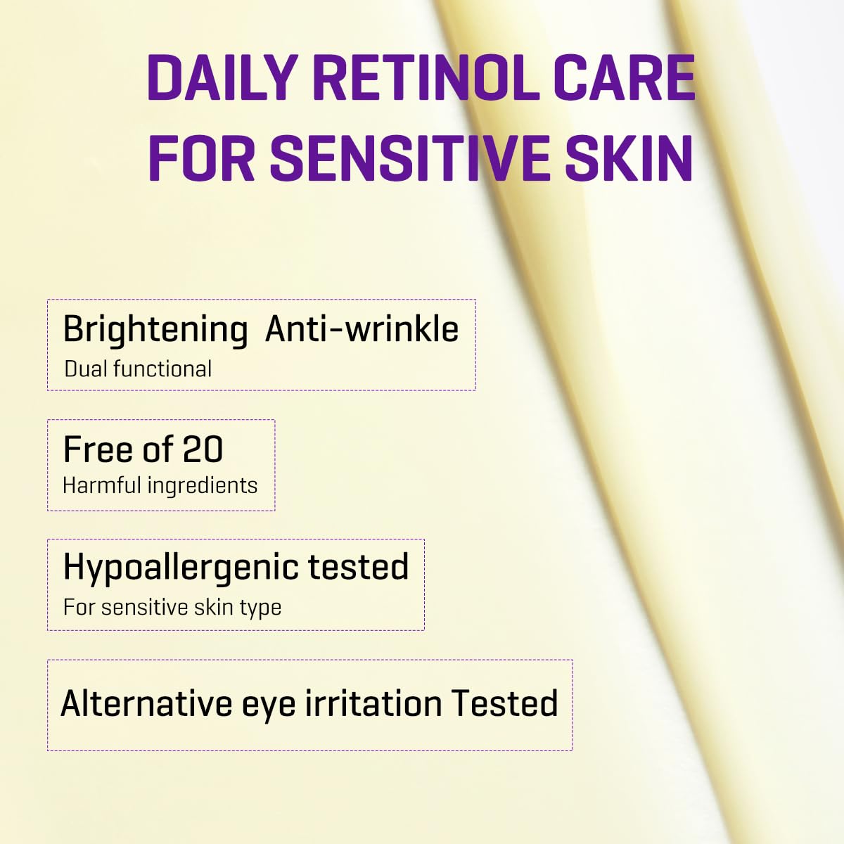 SOME BY MI Retinol Eye Cream ingredients retinol peptides niacinamide on display