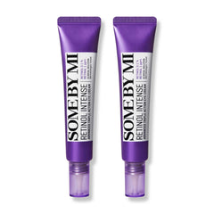SOME BY MI Retinol Eye Cream pack 2 bottle close-up showing luxurious, hydrating texture