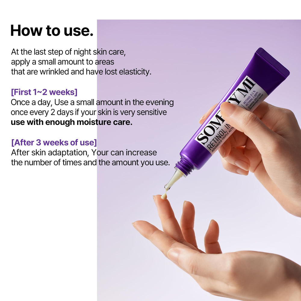 SOME BY MI Retinol Eye Cream under-eye area with smoother look