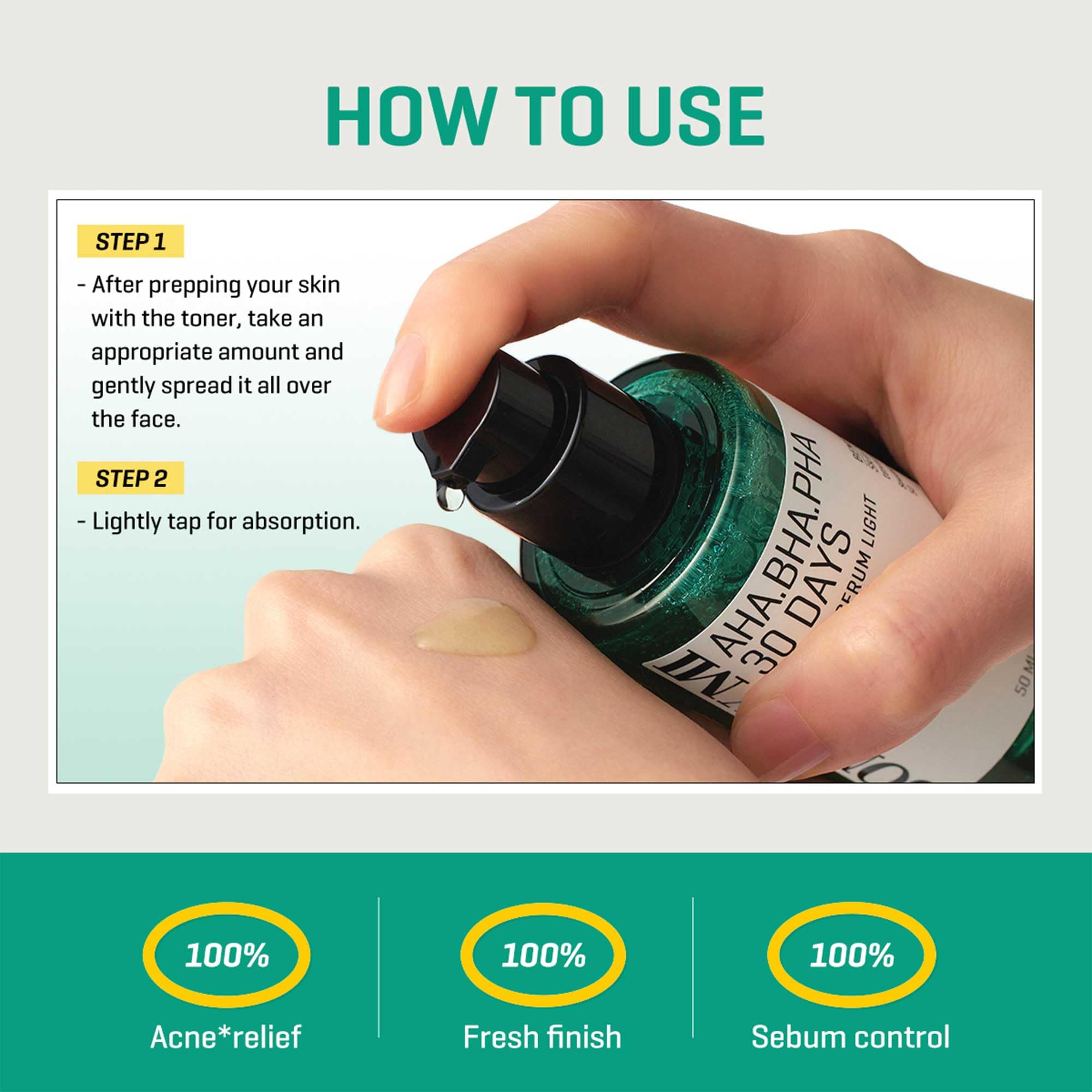 SOME BY MI Miracle Serum Light supports smoother skin texture over time