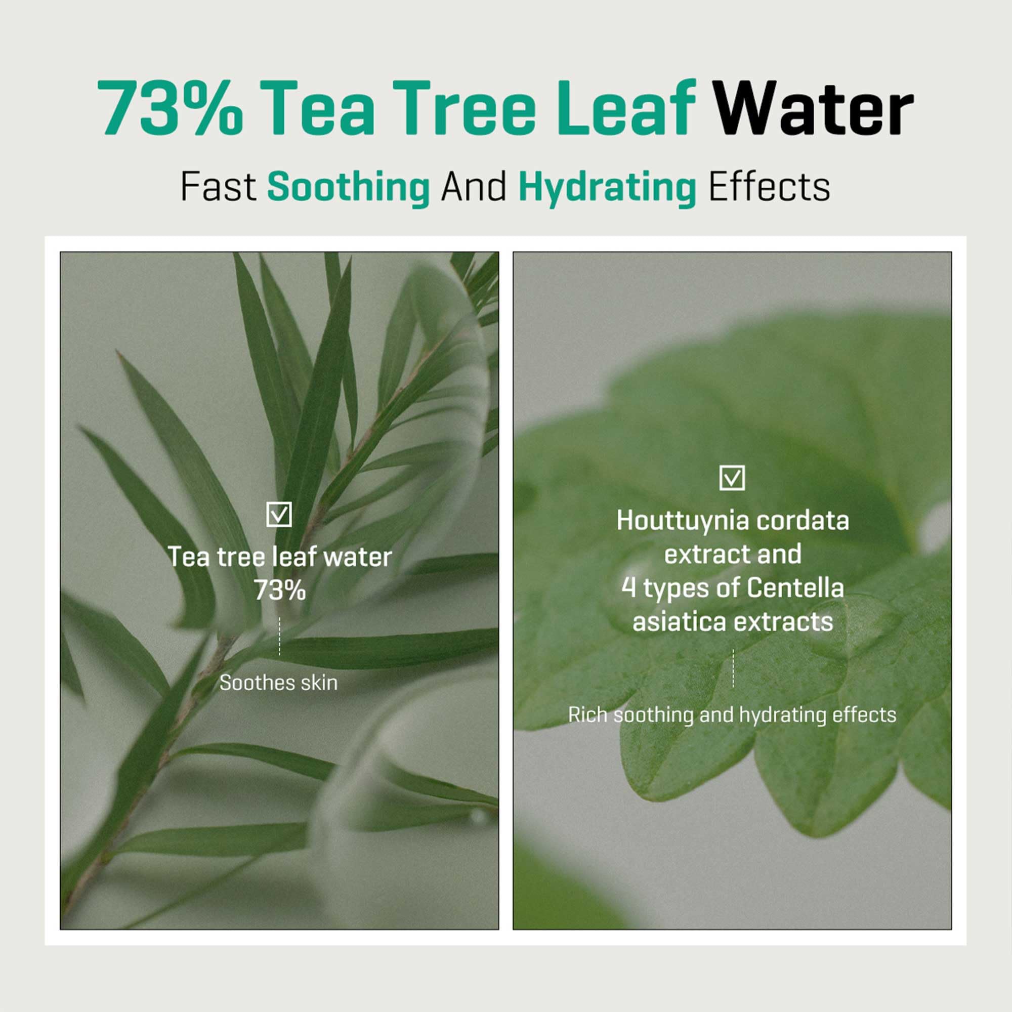 SOME BY MI Tea Tree Centella soothing scene promoting calm skin