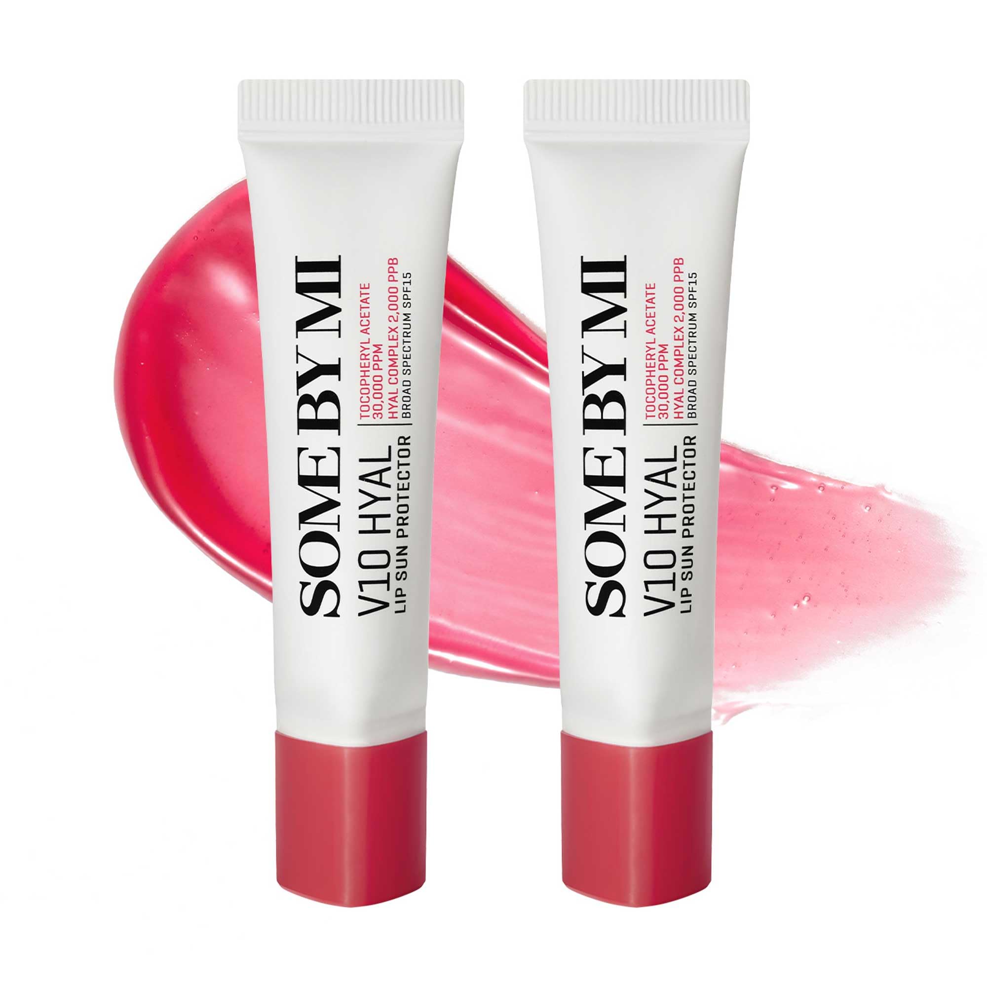 SOME BY MI V10 Hyal Lip Sun Protector Berry lip balm tube for daily hydration and sun protection