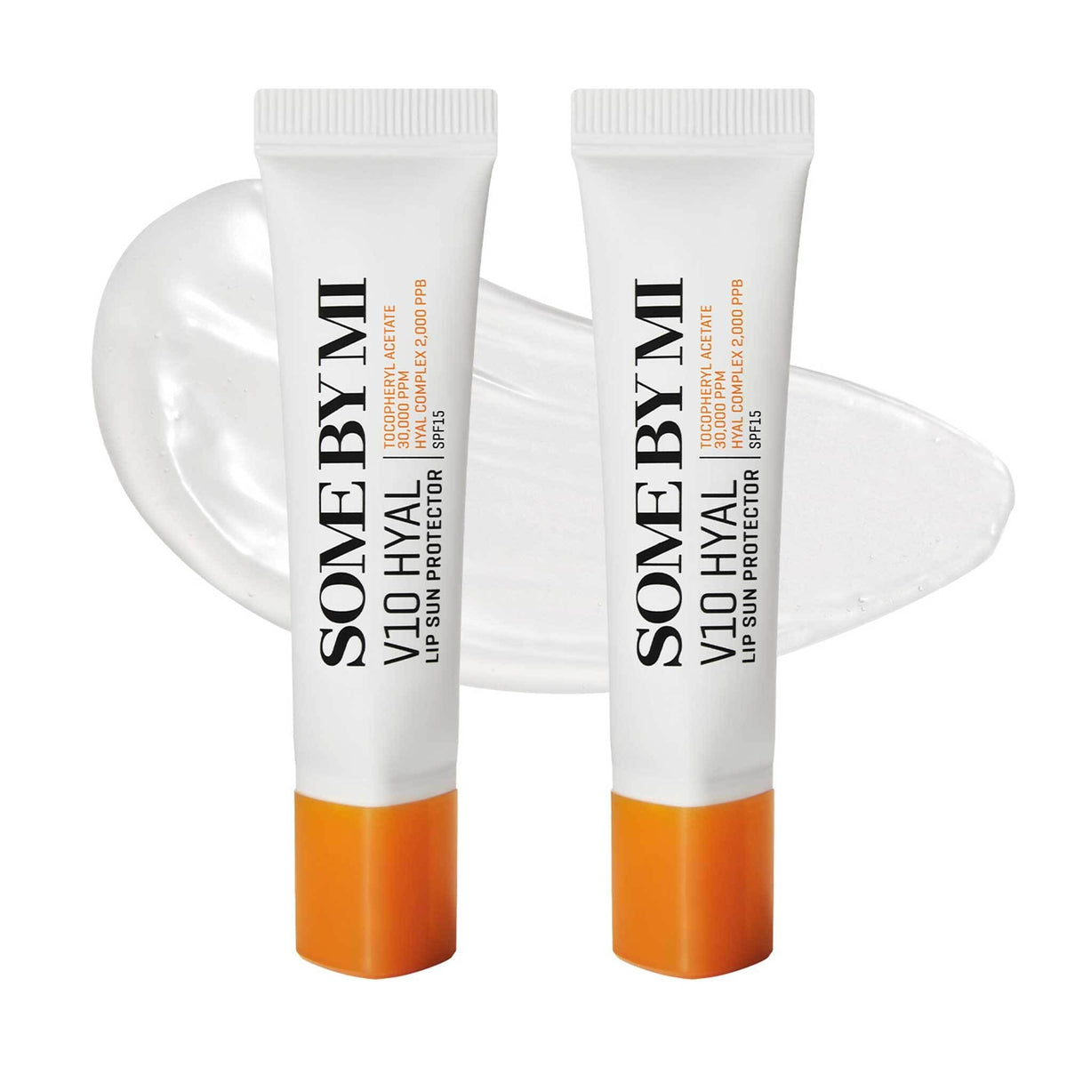 Some By Mi V10 Hyal Lip Sun Protector Clear front view with glossy hydration