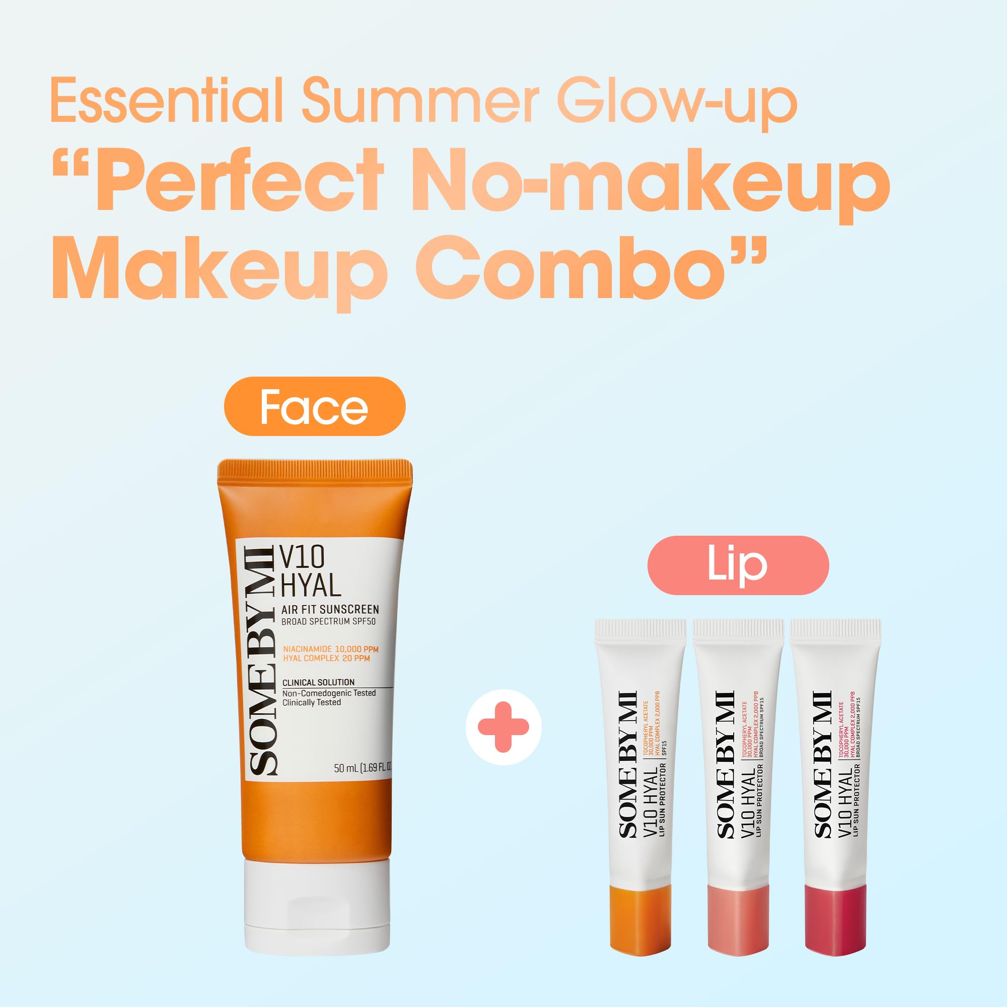 Hyaluronic acid in Some By Mi V10 Hyal Lip Sun Protector Clear for moisture
