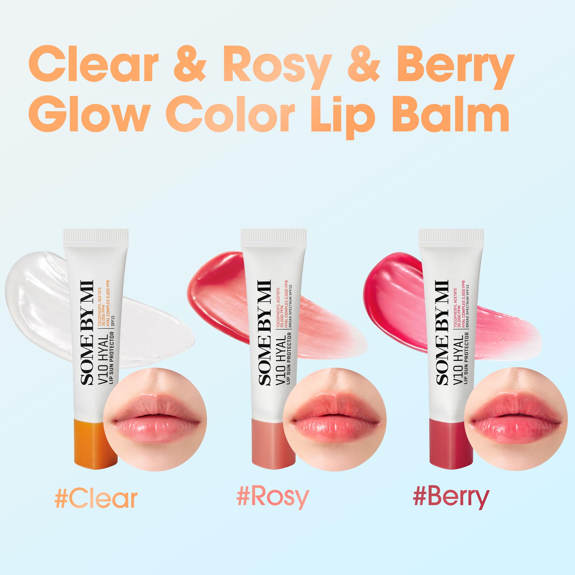 Ingredients display for Some By Mi V10 Hyal Lip Sun Protector Clear
