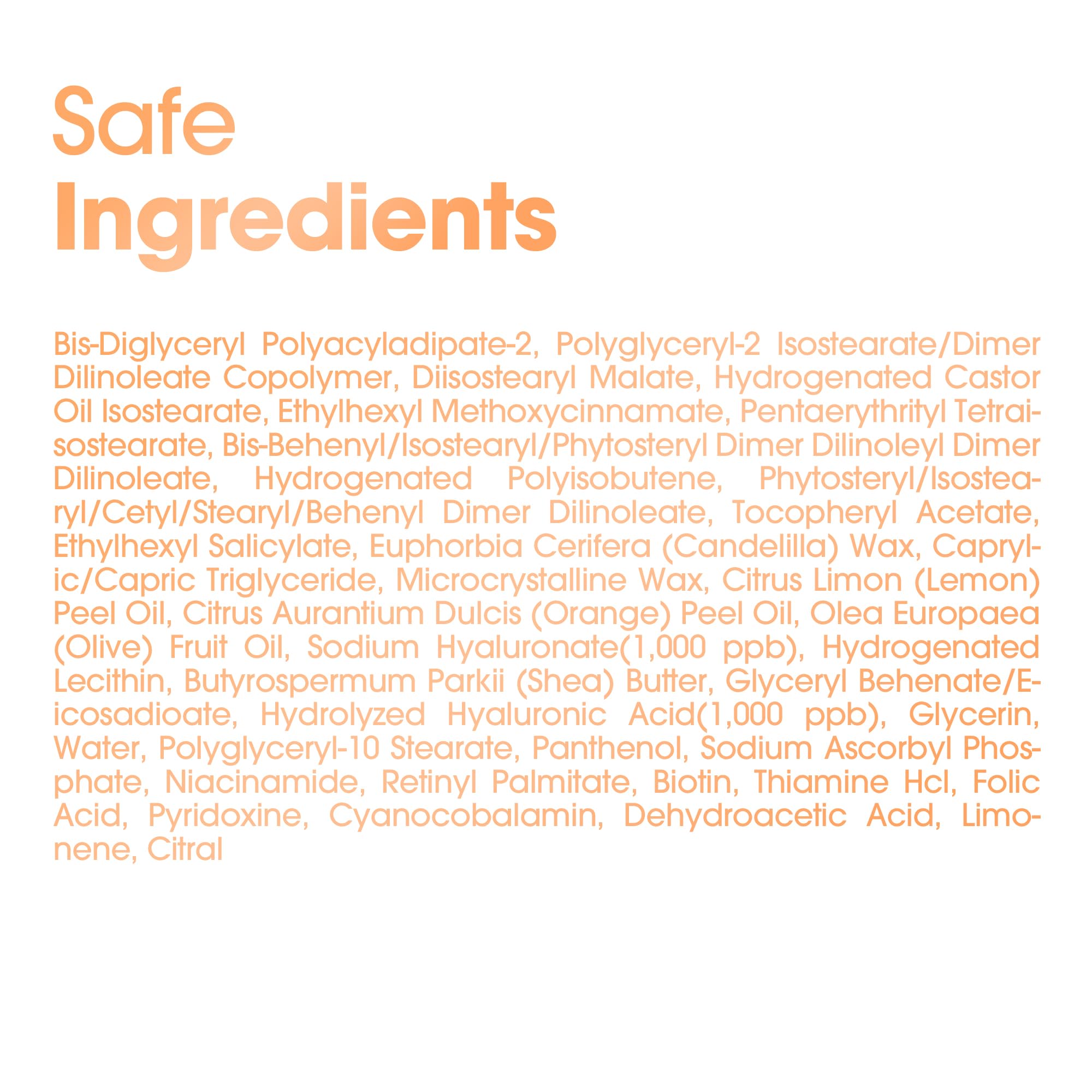 Vitamin E in Some By Mi V10 Hyal Lip Sun Protector Clear for nourishment
