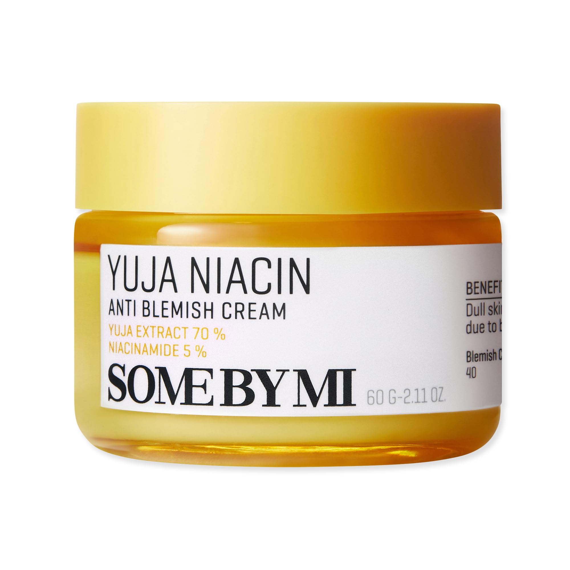 SOME BY MI Yuja Niacin cream bottle highlighting brightening and hydration for daily use