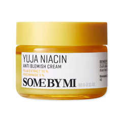 SOME BY MI Yuja Niacin cream bottle highlighting brightening and hydration for daily use
