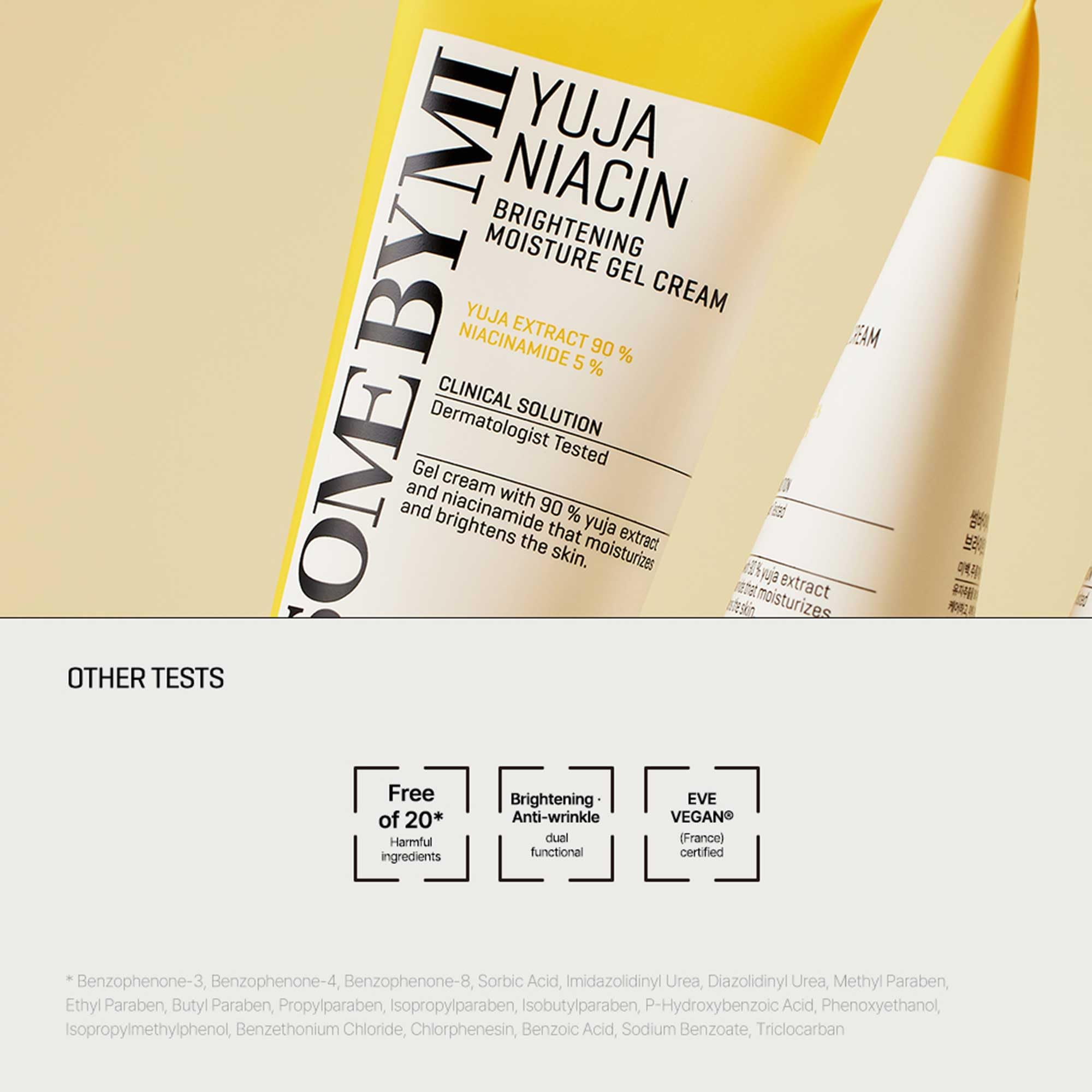 SOME BY MI Yuja Gel Cream eco packaging with FSC badge