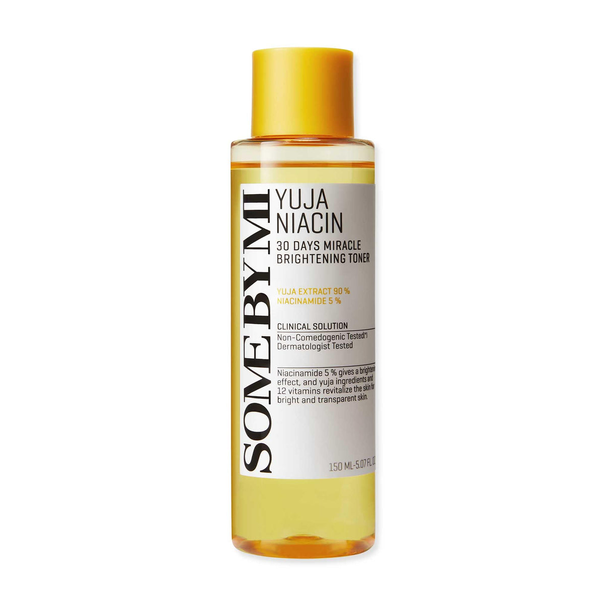 SOME BY MI Yuja Niacin Toner bottle with refreshing, non-sticky texture.