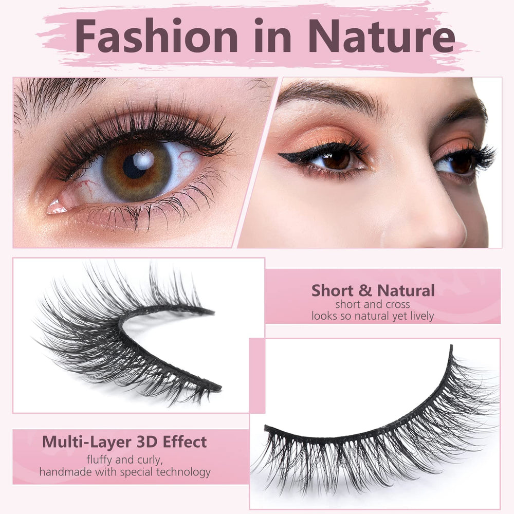 SONAFEEL False Lashes day-to-night look for versatile styling.
