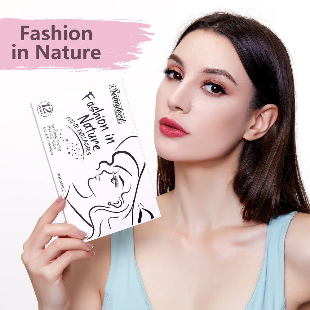 SONAFEEL False Lashes reusable ten-pair pack for value and sustainability.