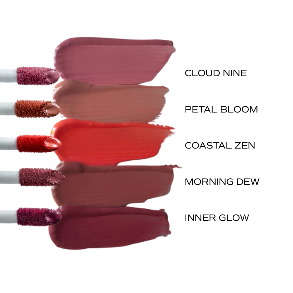 SONELA Blissful Moment Dewy Liquid Blush Coastal Zen hydration in action