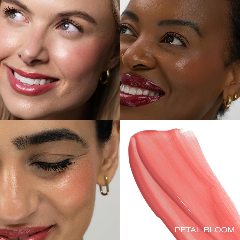 SONELA Blissful Moment swatch shows buildable color with a soft, dewy glow.