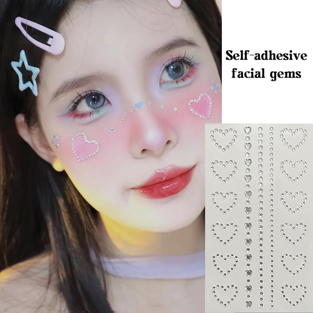 Songjie moon sticker creates radiant highlights on cheeks or brow