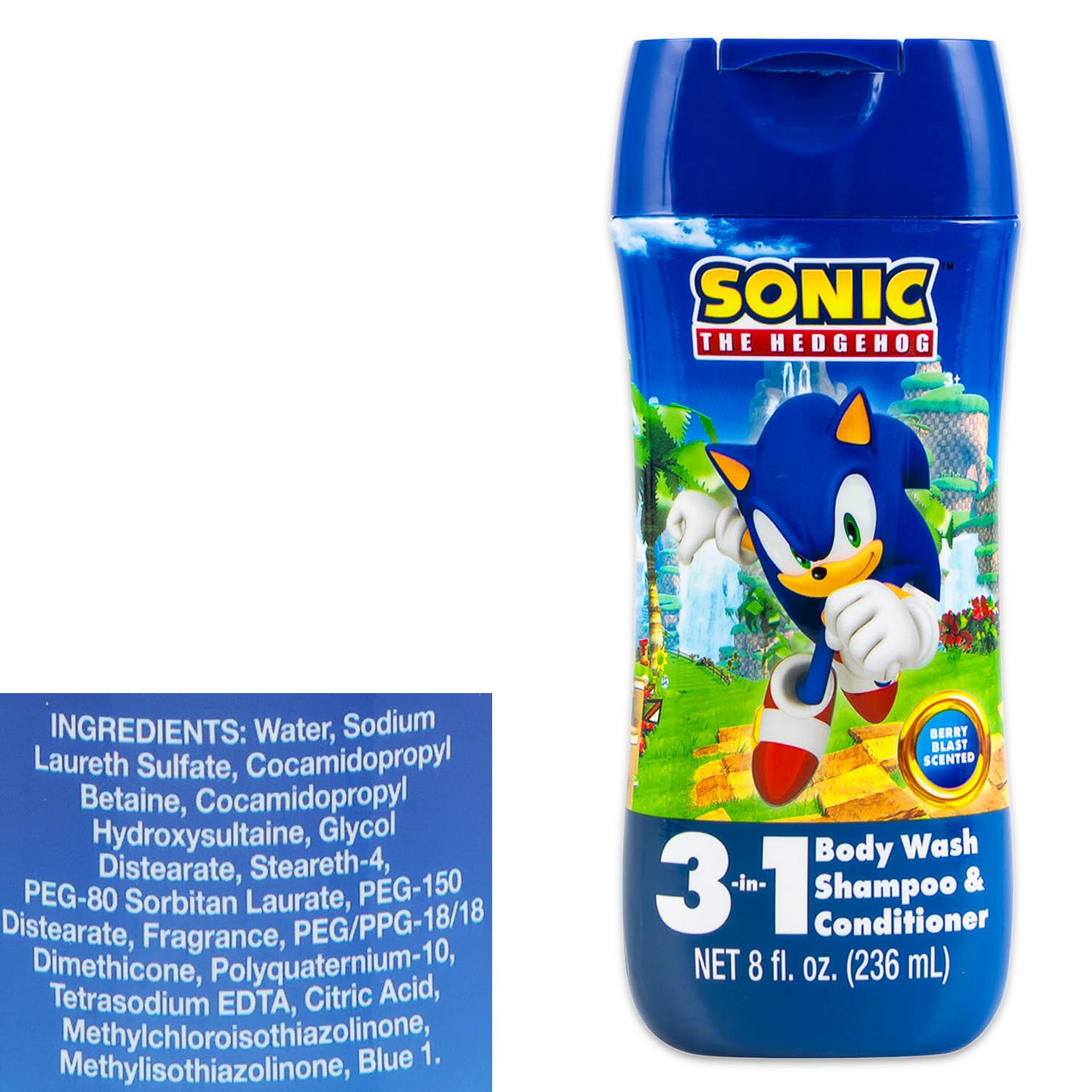 Sonic the Hedgehog bath time stickers for imaginative play