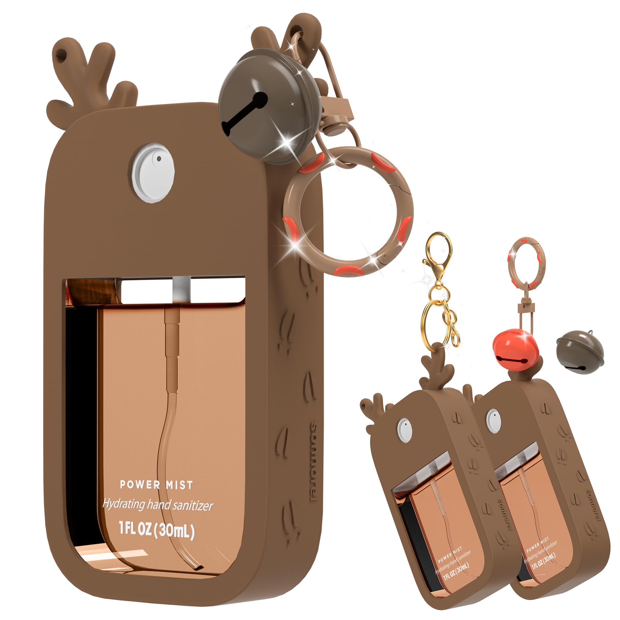 Sonnorel elk silicone case for Touchland 30ml sanitizer with a snug fit.