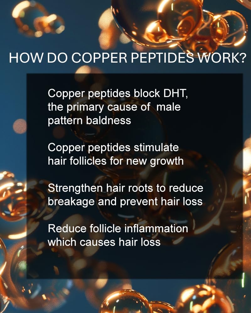 Sonora copper peptides formula shown as water-soluble, fragrance-free.