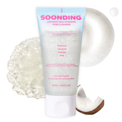 Soonding Coconut Jelly Pudding Cleanser bottle front for premium skincare