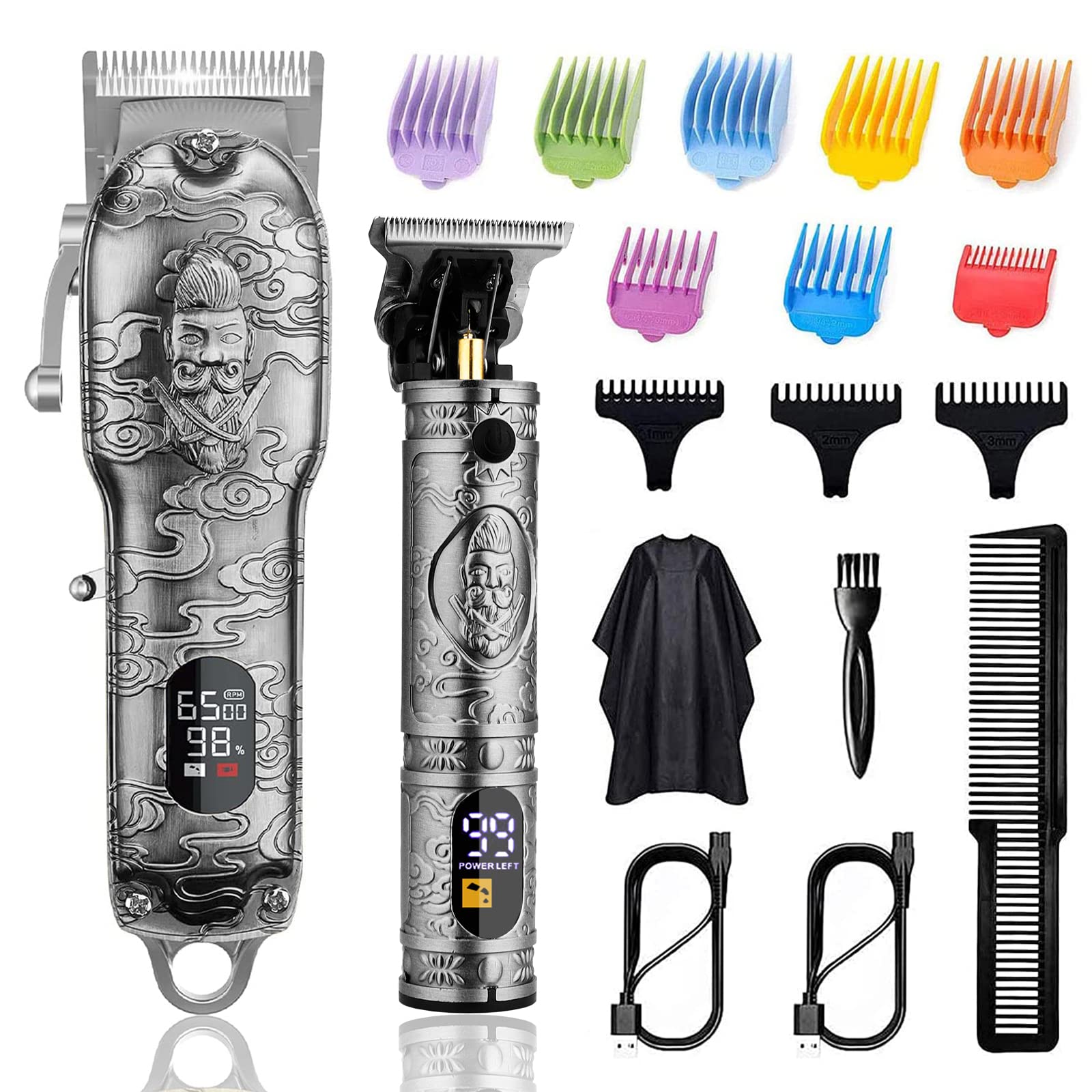 Soonsell hair clipper with LCD display for easy at-home styling