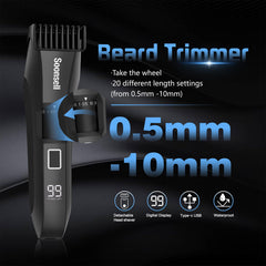 Soonsell Manscape body trimmer with LED light for precise grooming