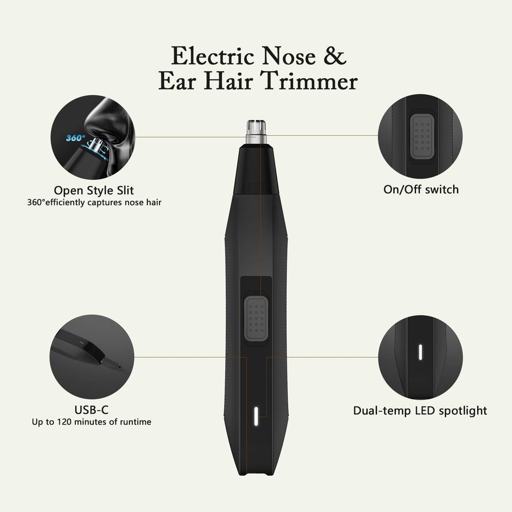 Soonsell nose-ear trimmer in hand, effortless precision for nostril and ear tidy.