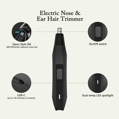 Soonsell nose-ear trimmer in hand, effortless precision for nostril and ear tidy.