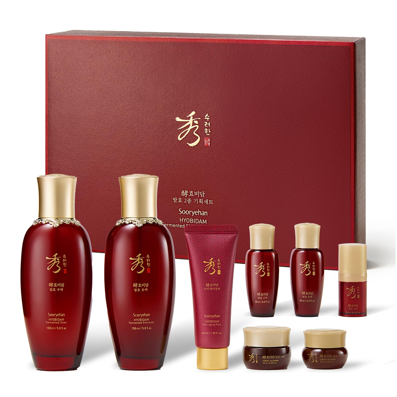 Sooryehan Hyobidam fermented toner bottle for deep hydration and smooth skin