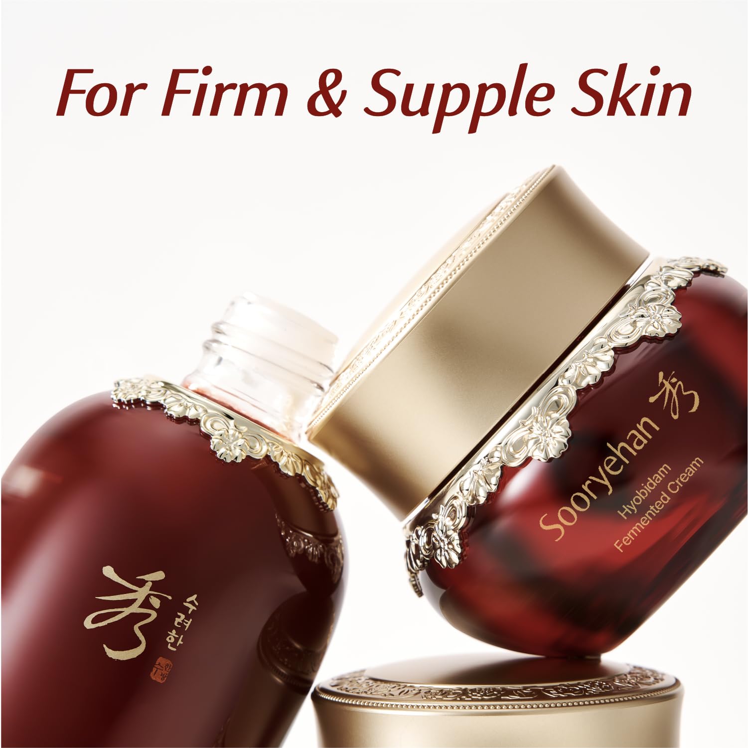 Sooryehan Hyobidam jar on makeup table signals premium night routine