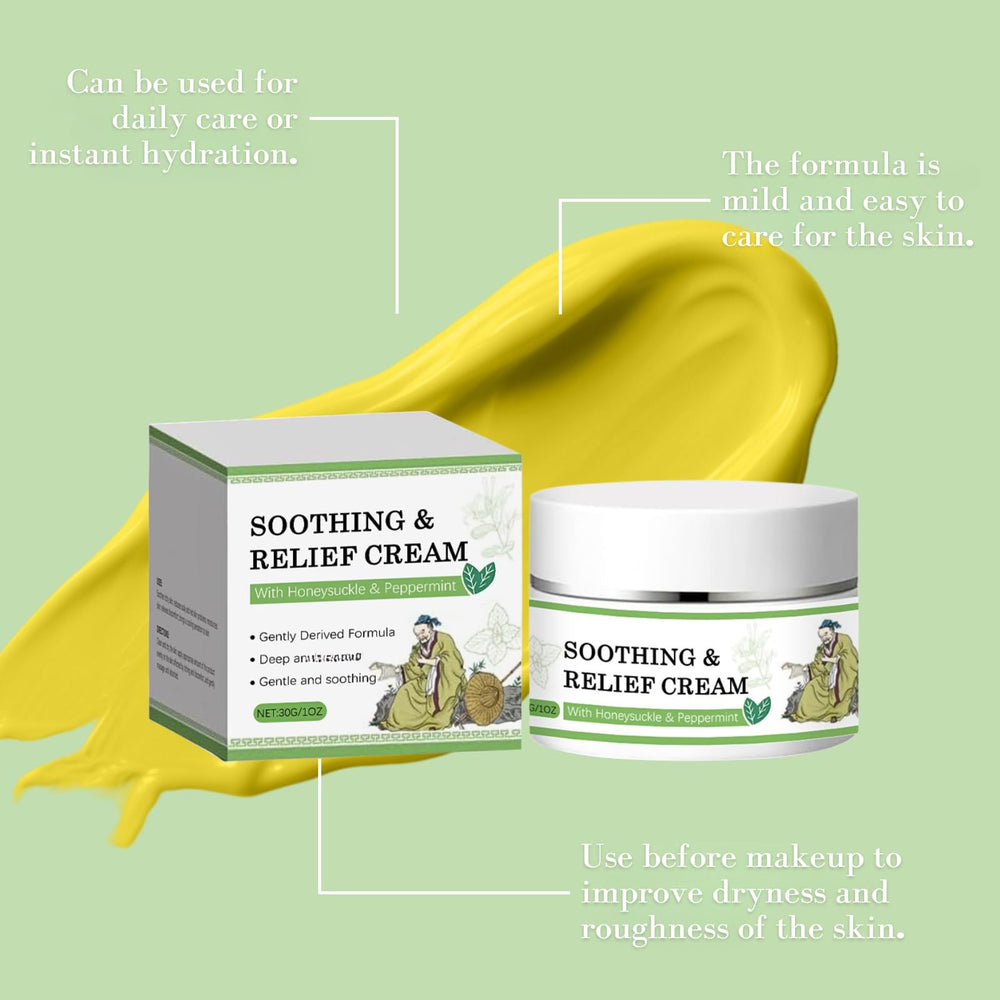 Soothing Relief Cream packaging for compact storage