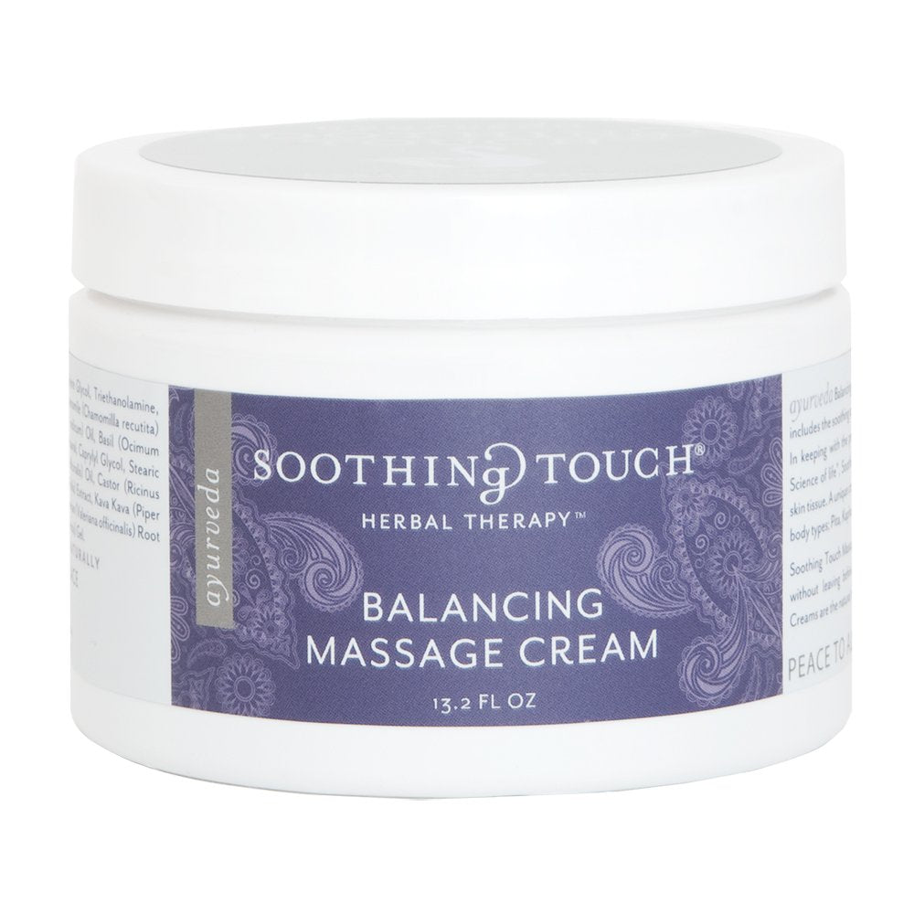 Soothing Touch Balancing Cream jar for unscented massage and balanced skin