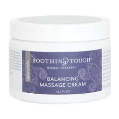 Soothing Touch Balancing Cream jar for unscented massage and balanced skin