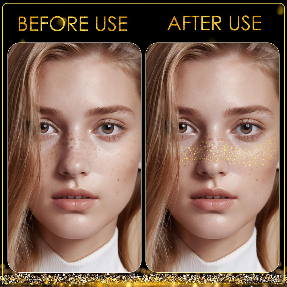 SOOVSY glitter freckles patches ideal for concerts, parties, beach days