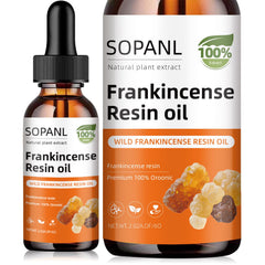 SOPANL Frankincense Resin Oil bottle delivers daily hydration for radiant skin.