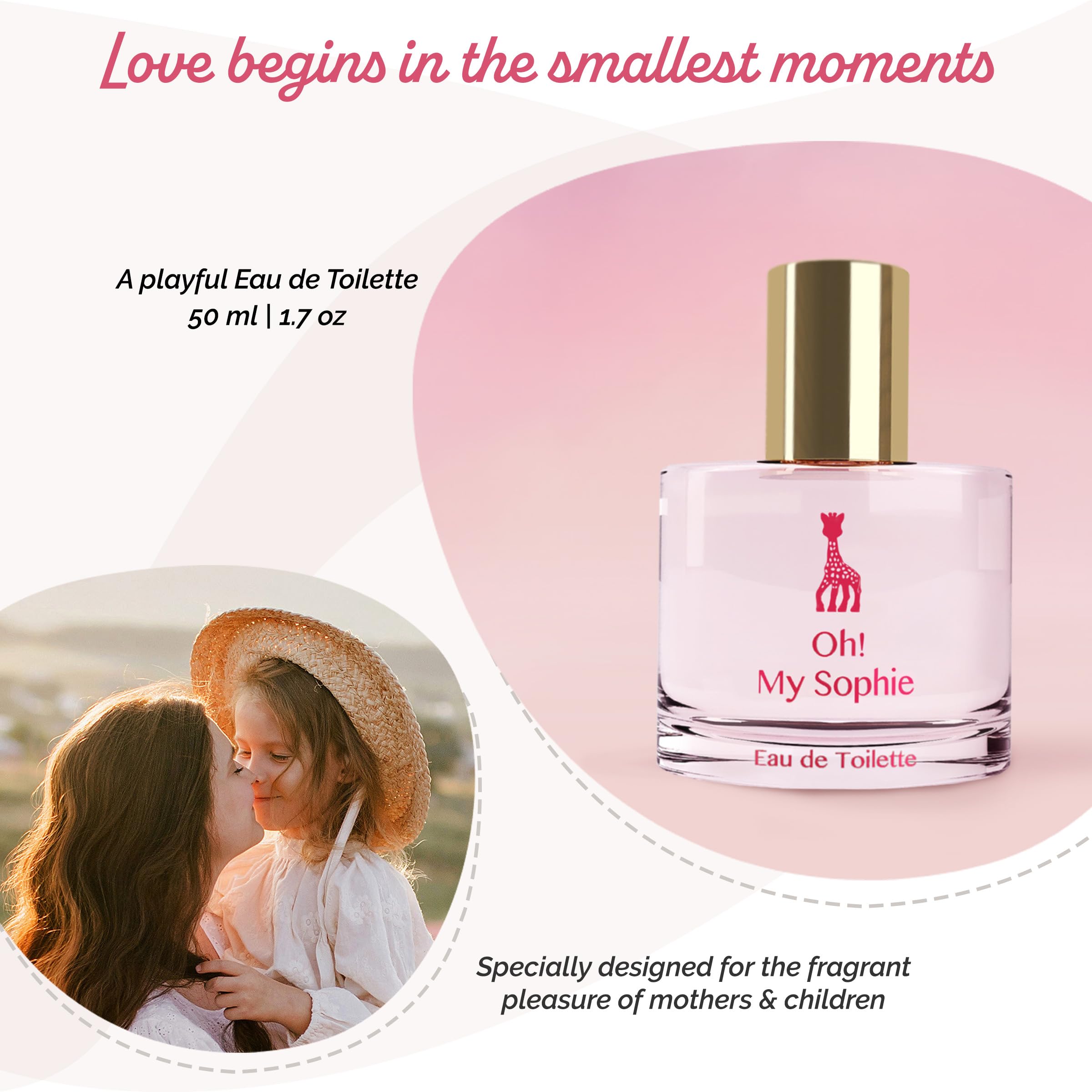 Sophie la girafe Oh! My Sophie note ingredients highlights bergamot and berries for a bright opening.