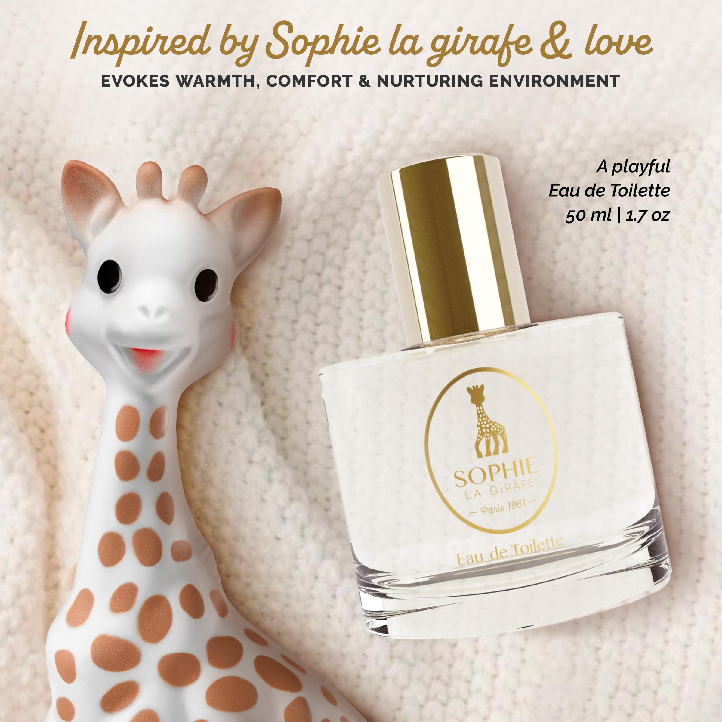 Sophie la girafe teether natural rubber for safe teething relief.