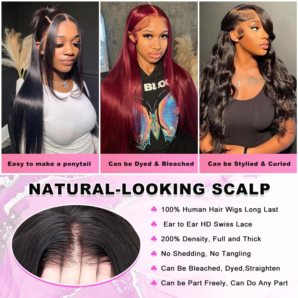 SOPSFR 13x6 HD lace front wig 200 density for voluminous appearance