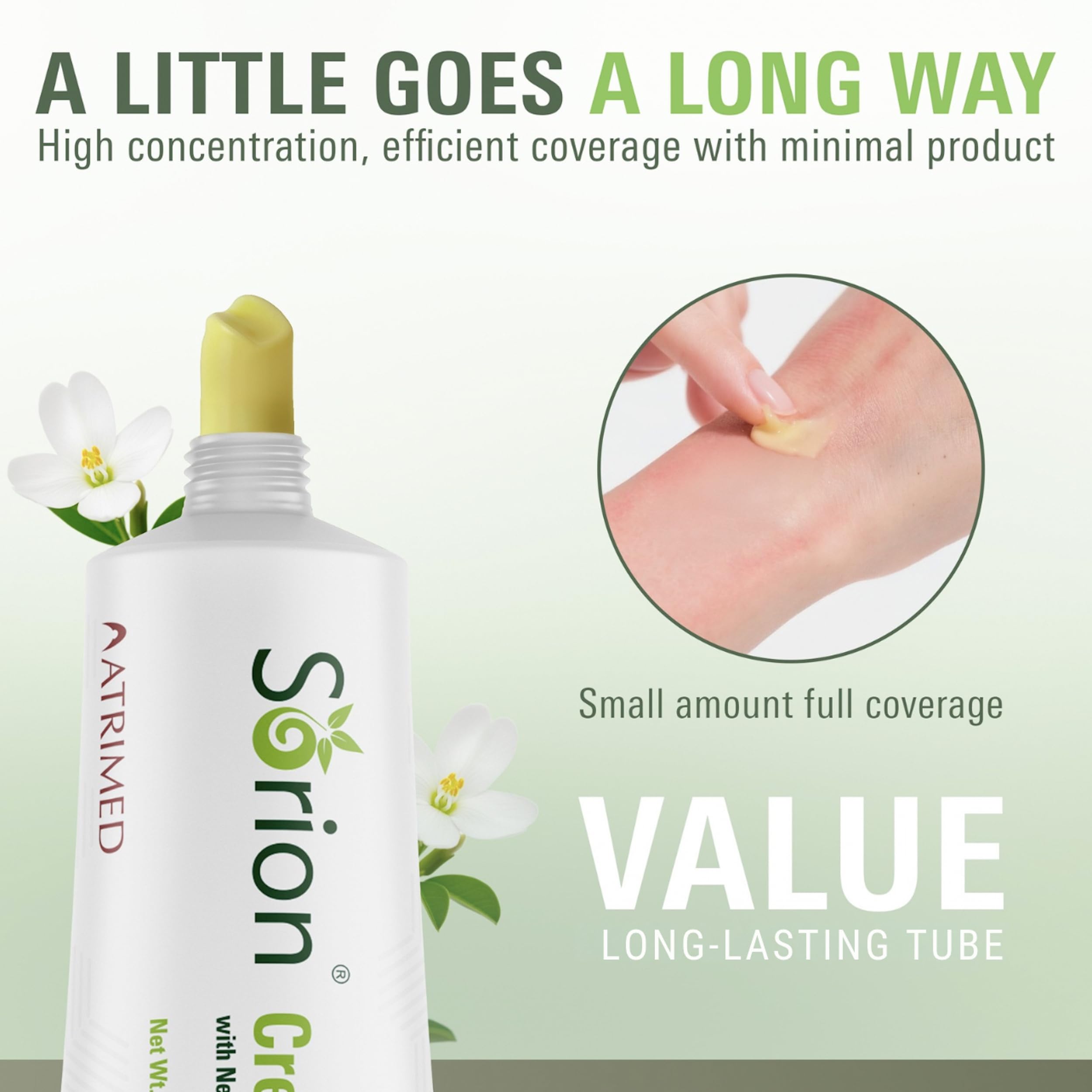 Sorion Cream face application for daily moisture and softness.