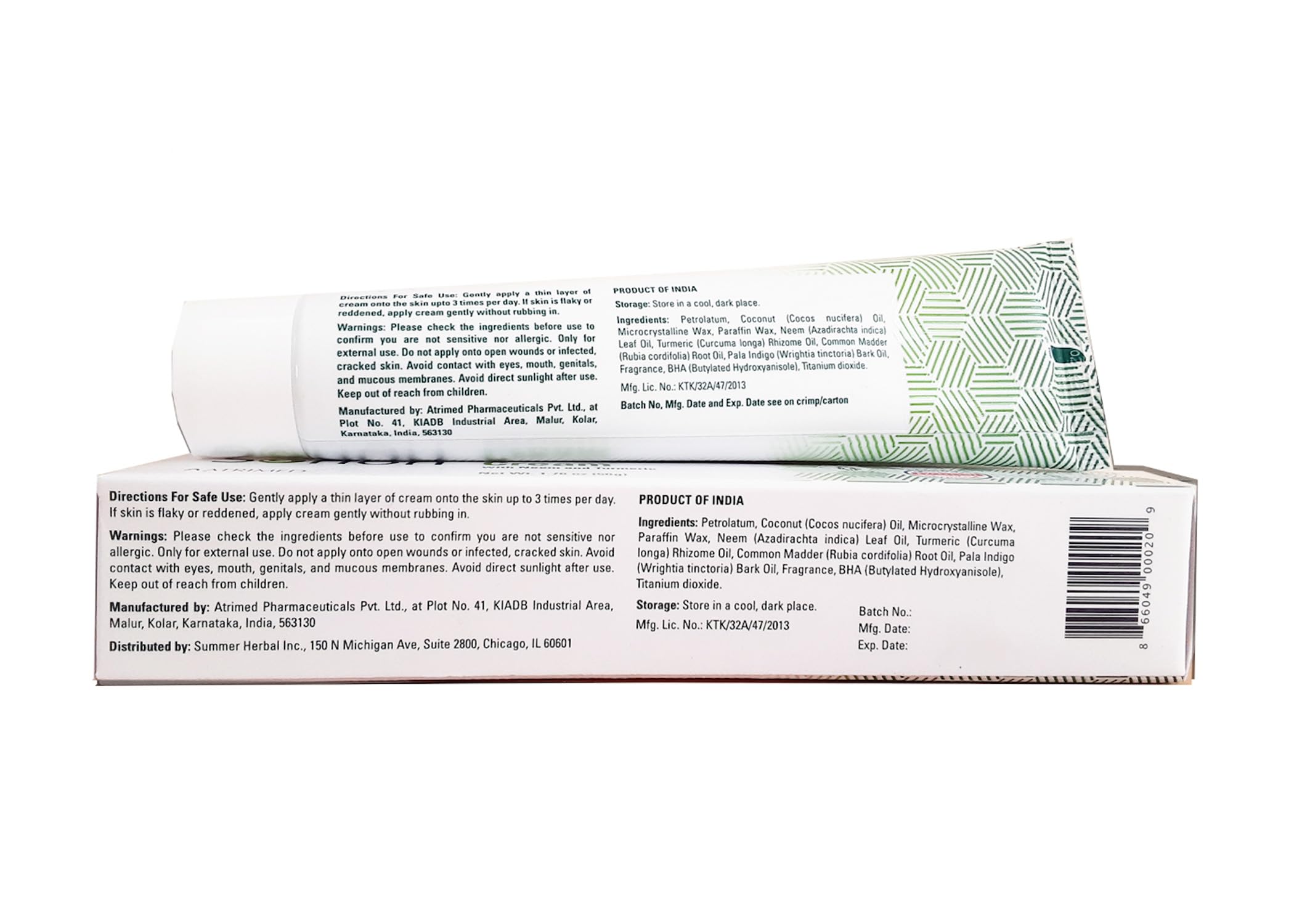 Sorion Cream rich texture close-up signals dense, nourishing formula.