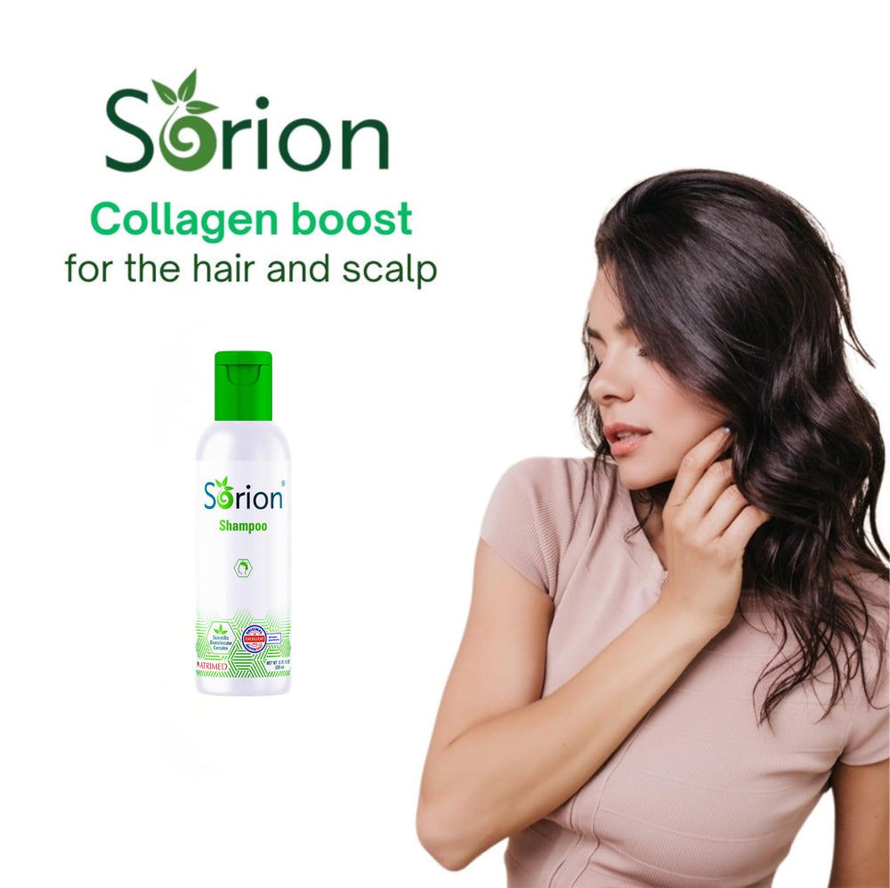 Sorion Shampoo scalp nourishment application demonstrates easy routine use.