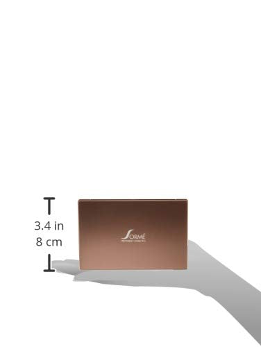 SORMÉ Cool Hues metallic shade adds subtle glow.