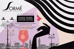 SORMÉ Cool Hues palette swatches display diverse finishes.